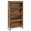 vidaXL B&uuml;cherregal 2 pcs Altholz 80 x 30 x 155 cm Holzwerkstoff