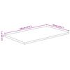 vidaXL Tischplatte mit Baumkante 120x60x2,5 cm Massivholz Mango