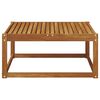 vidaXL Outdoor Endsofa Natur 115 x 83 x 73 cm Massivholz Akazie