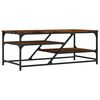 vidaXL Couchtisch R&auml;uchereiche 100x49x40 cm Holzwerkstoff