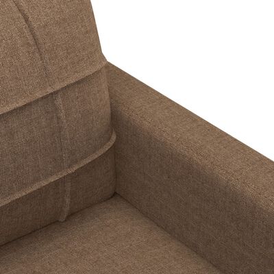 vidaXL 3-Sitzer-Sofa Braun 180 cm Stoff