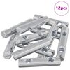 vidaXL Mutter 12 Stk. Zink-beschichtet 60 x 12 mm Eisen