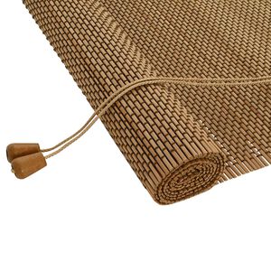 vidaXL Rollo Braun 140 x 160 cm Bambus