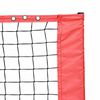 vidaXL Tennisnetz Schwarz und Rot 301 x 90.5 x 87 cm Polyester