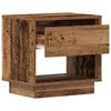 vidaXL Nachttisch mit Schubladen Altholz 45 x 34 x 44 cm Holzwerkstoff