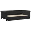 vidaXL Tagesbett Ausziehbar mit Schubladen Schwarz 100x200 cm Samt