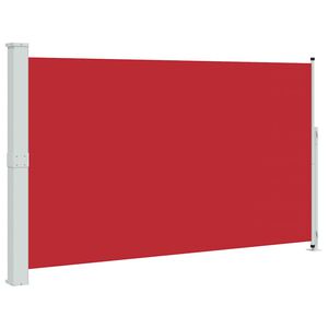 vidaXL Seitenmarkise Ausziehbar 180x300 cm Rot
