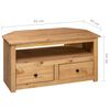 vidaXL TV-Eckschrank 93 x 49 x 49 cm Massivholz Panama-Kiefer
