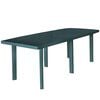 vidaXL Gartentisch Gr&uuml;n 210x96x72 cm Kunststoff