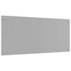 vidaXL K&uuml;chenr&uuml;ckwand 2 pcs Hellgrau 90 x 40 cm Geh&auml;rtetes Glas