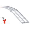 vidaXL Motorradrampe Silber 340 kg pro St&uuml;ck Aluminium