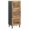 vidaXL Stauraumschr&auml;nke Natur 40 x 33 x 110 cm Massivholz Mango