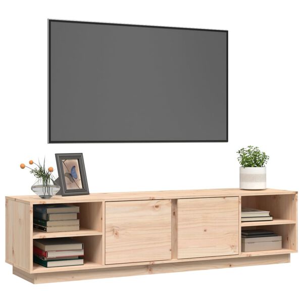 vidaXL TV-Schrank 156x40x40 cm Massivholz Kiefer