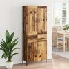vidaXL Highboard 2 pcs Altholz Holzwerkstoff