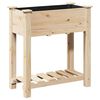 vidaXL Garten-Pflanzgef&auml;&szlig; mit Regal Beige 71 x 37 x 76,5 cm