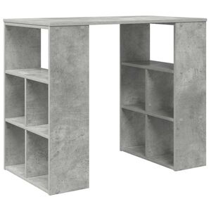 vidaXL Schreibtisch Beton Grau Holzwerkstoff 90 x 50 x 75 cm