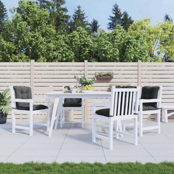 vidaXL Gartenstuhlauflagen f&uuml;r Niedriglehner 4 Stk. 100x50x7 cm Stoff