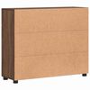 vidaXL Sideboard Braun Eichen-Optik 88,5 x 30,5 x 73 cm Holzwerkstoff