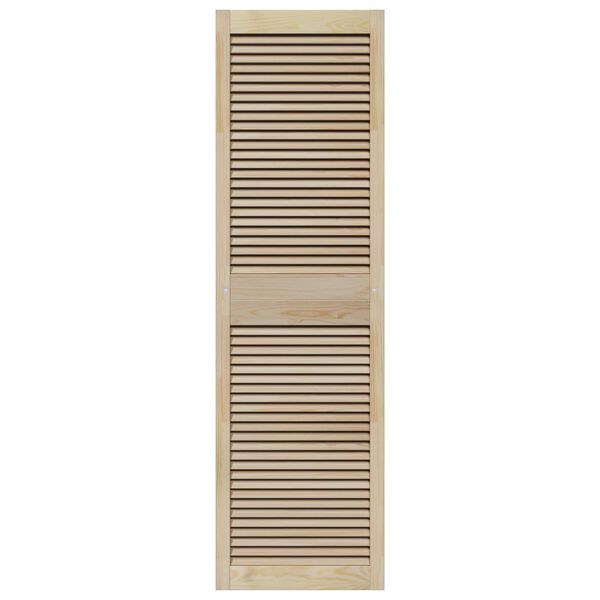 vidaXL Schranktür 4 pcs Natur 170 x 2,1 x 49,5 cm Massivholz Kiefer