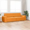 vidaXL Schlafsofa 200cm Dunkelgelb Stoff