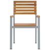 vidaXL Gartenstuhl 8 pcs Braun 56 x 57 x 87 cm Massivholz Akazie