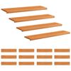 vidaXL Treppenstufen 16 stk. 110 x 30 x 2 cm Hellbraun