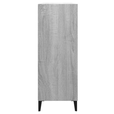 vidaXL Sideboard Grau Sonoma 69,5x32,5x90 cm Holzwerkstoff