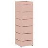 vidaXL Sonnenschirmhalter mit Speicher Rosa 15,5 x 15,5 x 49 cm Metall