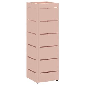 vidaXL Sonnenschirmhalter mit Speicher Rosa 15,5 x 15,5 x 49 cm Metall