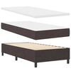 vidaXL Boxspringbett mit Matratze Dunkelbraun 200 x 80 cm Stoff