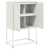 vidaXL Highboard Weiß 68,5x38,5x107 cm Stahl