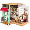 Robotime Miniatur Bausatz Simon's Coffee mit LED-Beleuchtung