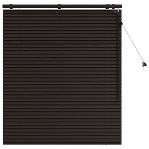 vidaXL Venezianische Jalousie Dunkelbraun 110 x 130 cm 35 mm