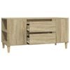 vidaXL TV-Schrank Sonoma-Eiche 102x44,5x50 cm Holzwerkstoff