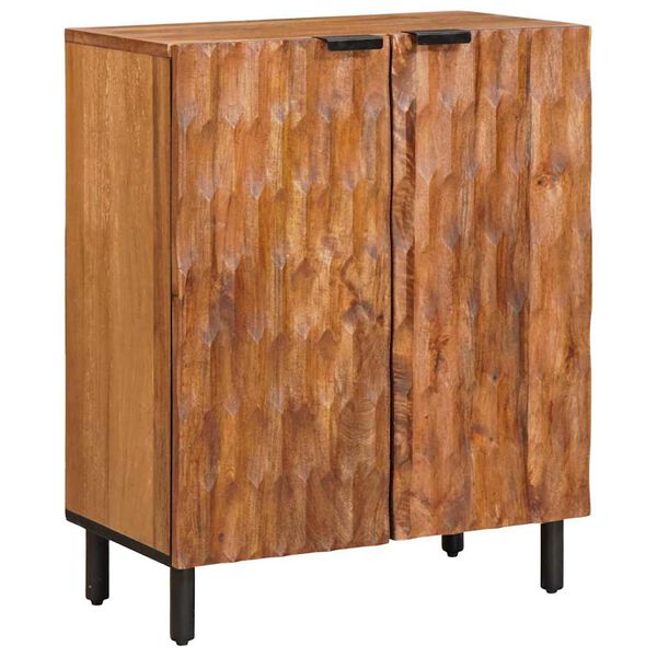 vidaXL Sideboard Akazienbraune Oberfl&auml;che Massivholz Mango