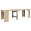 vidaXL Esstisch 240 x 85 x 75 cm Holzwerkstoff Sonoma-Eiche