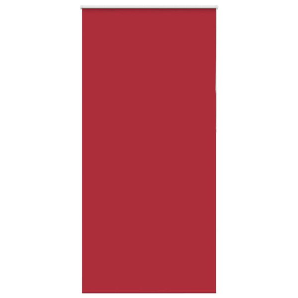 vidaXL Verdunkelungsrollo Rot 95x230 cm Stoffbreite 90,7 cm Polyester
