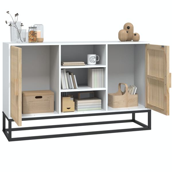 vidaXL Sideboard Wei&szlig; 105x30x65 cm Holzwerkstoff