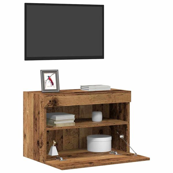 vidaXL TV-Wandschrank Altholz 60 x 30 x 40 cm Holzwerkstoff