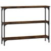 vidaXL Konsolentisch R&auml;uchereiche 100x22,5x75 cm Holzwerkstoff