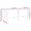 vidaXL Hochbeet 160x50x57 cm Massivholz Douglasie