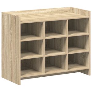 vidaXL Schuhschrank Sonoma-Eiche 85 x 39,5 x 70 cm Holzwerkstoff