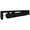 vidaXL TV-Schrank mit LED-Leuchten Schwarz 215x36,5x40 cm
