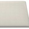 vidaXL Wandpaneele 12 Stk. Creme 60x30 cm Samt 2,16 m&sup2;