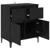 vidaXL Sideboard mit Schubladen Schwarz Eichen-Optik 60 x 35 x 70 cm