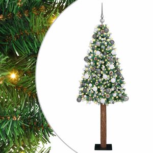 vidaXL Schlanker Weihnachtsbaum Gr&uuml;n 180 cm