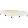 vidaXL Boxspringbett Creme 140 x 200 cm Cordstoff