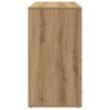 vidaXL Kosmetikschrank Artisan-Eiche 80x40x75 cm Holzwerkstoff