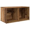 vidaXL TV-Schrank Set Wandmontiert 8 pcs Altholz Holzwerkstoff