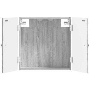 vidaXL Dartboard Schrank BREDA Sonoma-Grau 52,5 x 10,5 x 53,5 cm